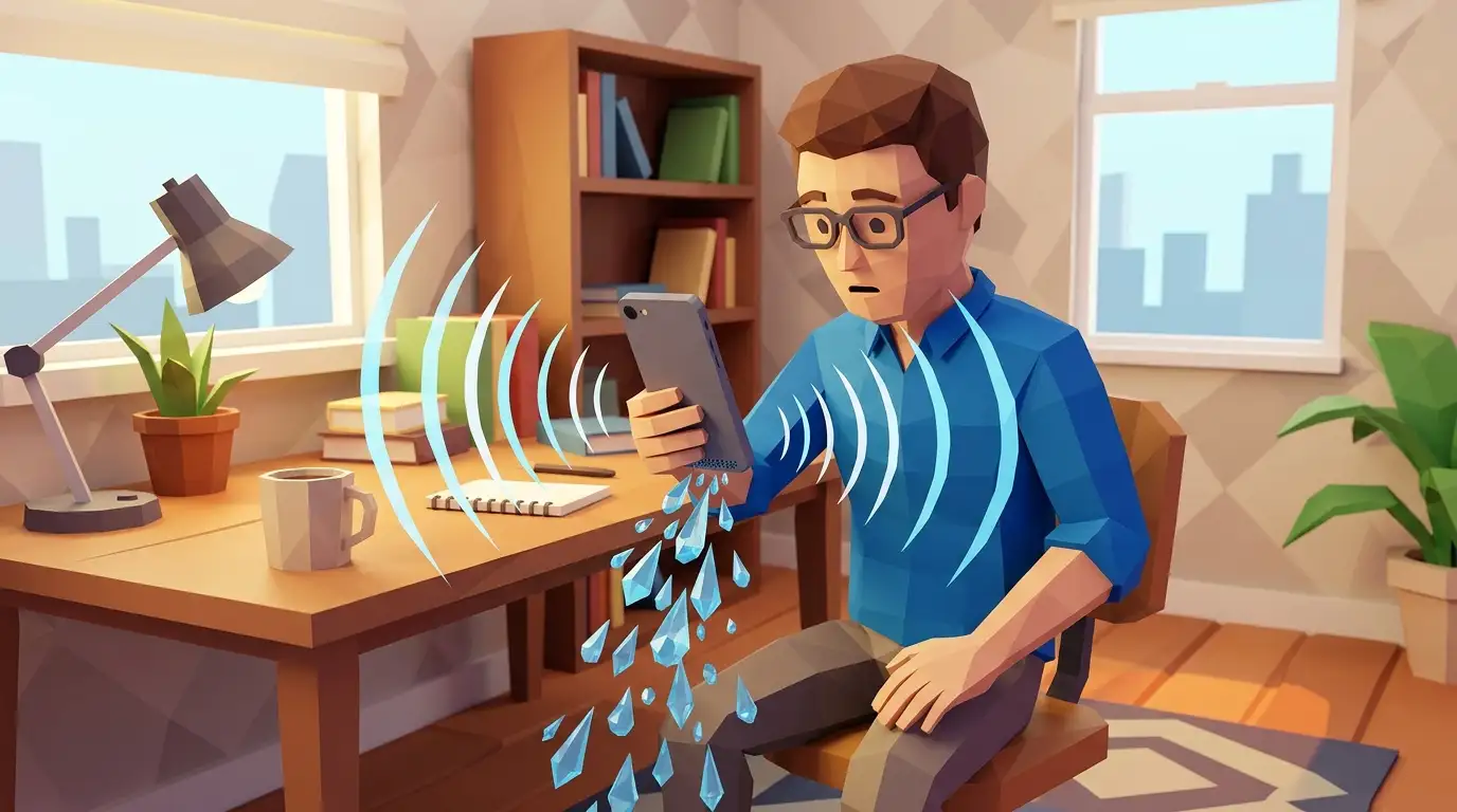 Acoustic resonance frequency sweeps pushing water droplets from phone speaker grille